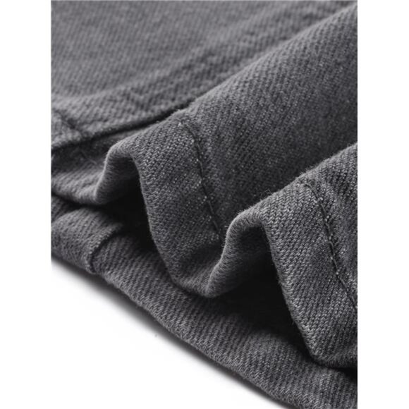 Women's Denim Skirts A-Line Short Grey - Picture 6 of 6